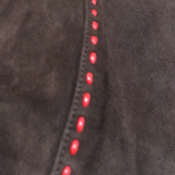 ⚡️FINAL PRICE⚡️ Moschino Cheap and Chic Vintage Flower Leather Skirt - Picture 9 of 16